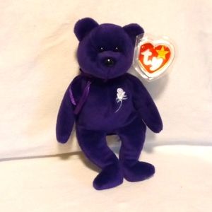 RARE Ty Beanie Babies Princess Diana Bear (MINT) Condition